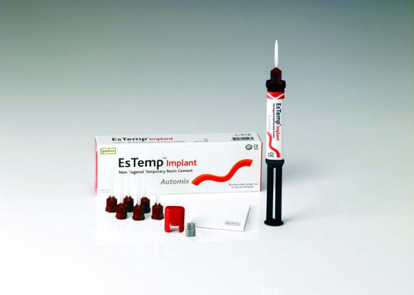 ЕсТемп Имплант (EsTemp Implan) композитный цемент для фиксации на имплантах 8гр