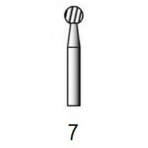 Бор ТВС угловой (11-021-7) шар D-2,1 мм №5