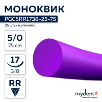 Моноквик A 5/0 mono RR 17мм 3/8 75см 25шт