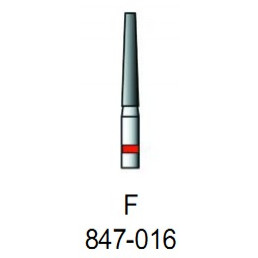 Бор алмазный турбинный FG S-CRS 847/016 конус D-16 №1