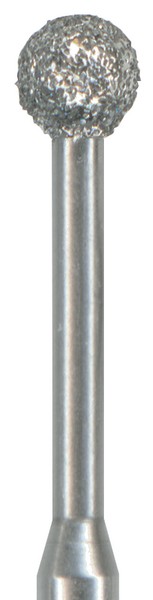 Бор алмазный турбинный NTI 801L-023 C шар D-23 х/дл №1