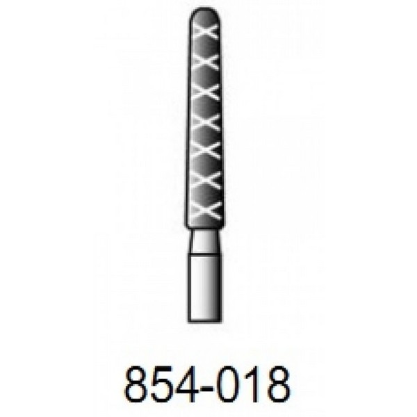 Бор алмазный турбинный TDA 854/018 М132 конус закругленный D-18 №1