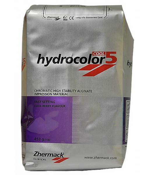 Слепочная масса Альгинатная HYDROCOLOR 5 для диагностических моделей в общей практике (пакет 453 г)